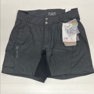 Women's Gray Shorts Vaude 36 XS mountain NWT tremalzini cyclist